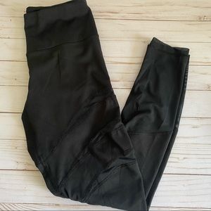 Yogalicious Athletic Mesh 9" Rise Leggings